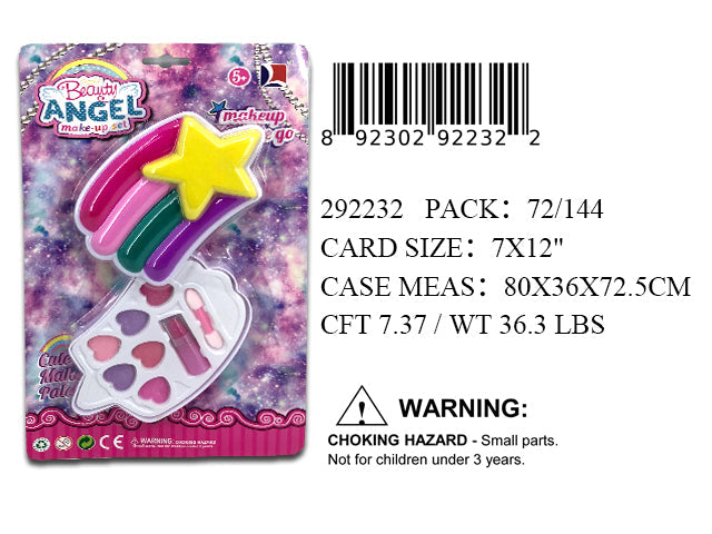 12X7"RAINBOW STAR COMPACT MAKE UP SET