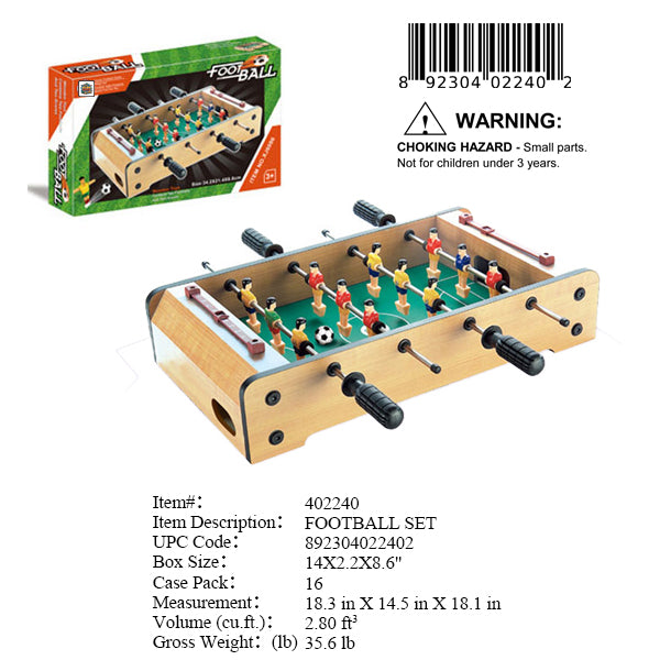 14X2.2Z8.6"SOCCER TABLE GAME