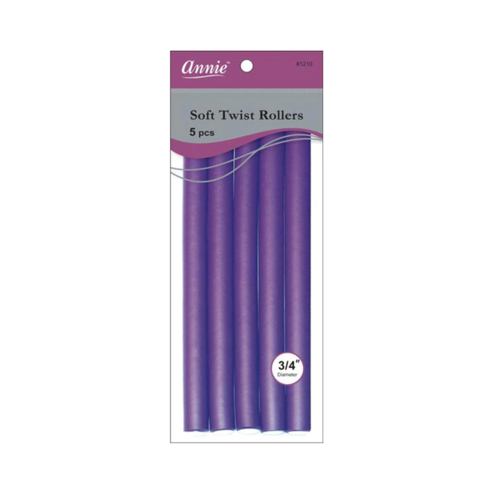3/4in. Soft Twist Rollers: Purple