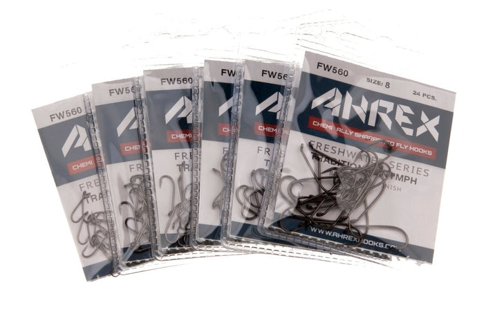 Ahrex FW560 Nymph Traditional Barbed Hook - Spawn Fly Fish - Ahrex Hooks