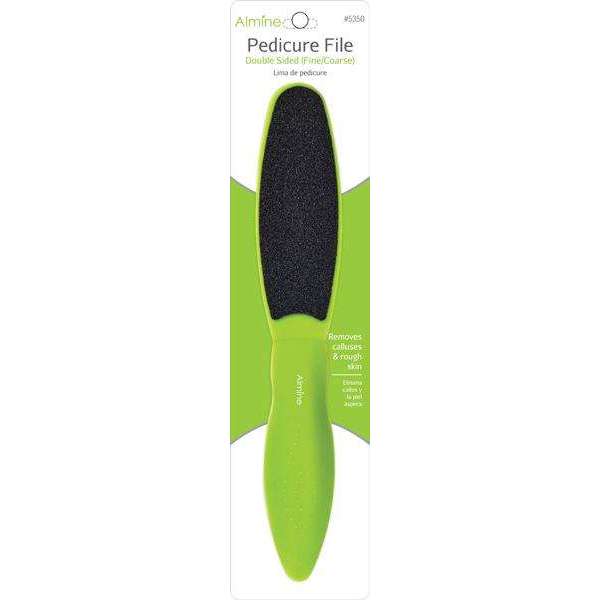 Almine 2 Sided Pedicure File, 1 Count, Assorted Colors