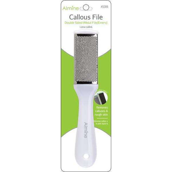 Almine 2-Way Callous File, 1 Count, Assorted Colors