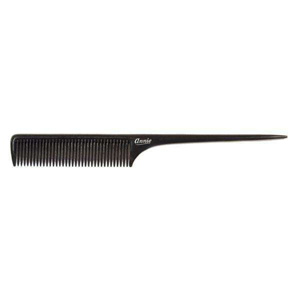 Annie Heavy Rat Tail Comb, 12 Count Bulk Set, Black
