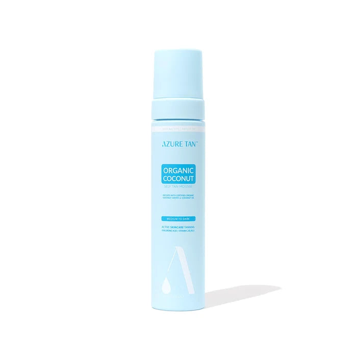Azure Tan simple Azure Self Tan Mousse - Organic Coconut - Medium To Dark 200ml
