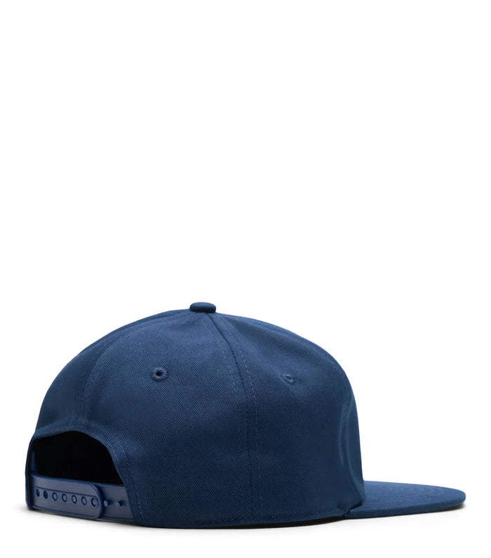 Badfriend Cursive Logo 5 Panel Hat Navy