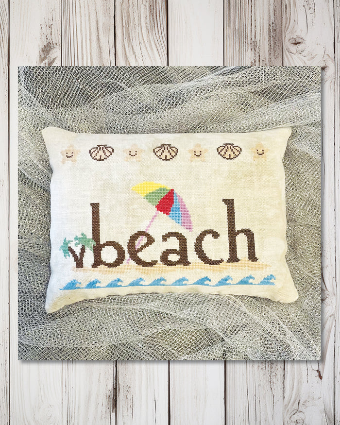 Beach Cross Stitch Pattern (Word Play Series)