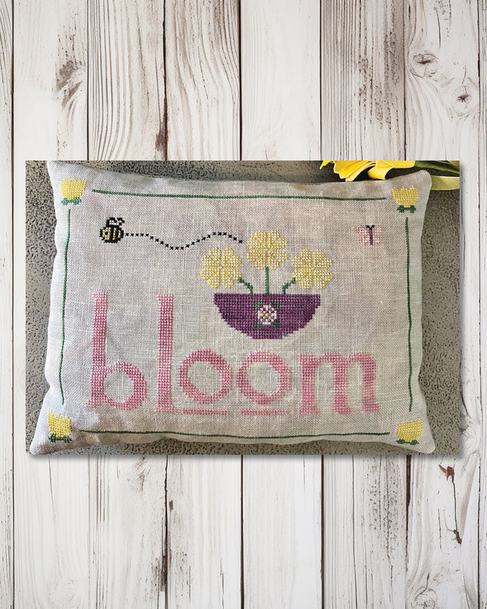 Bloom Cross Stitch Pattern (Word Play Series)