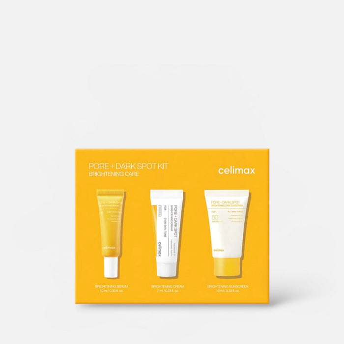 Celimax Pore + Dark Spot Brightening Kit (3pcs) مجموعة سيليماكس لتفتيح المسام والبقع الداكنة