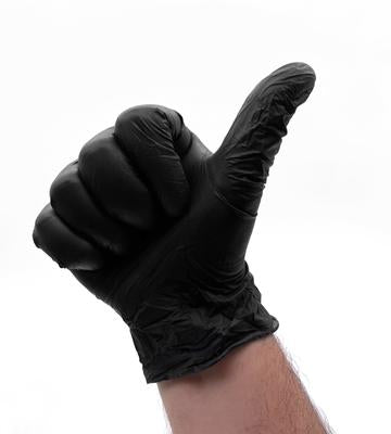 Colortrak Disposable Black Vinyl Gloves Powder Free 100 Count - S, M, L, XL - Palms Fashion Inc.