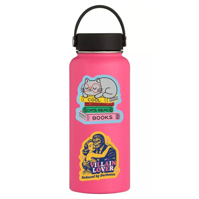 Cool Cats Read Books Sticker