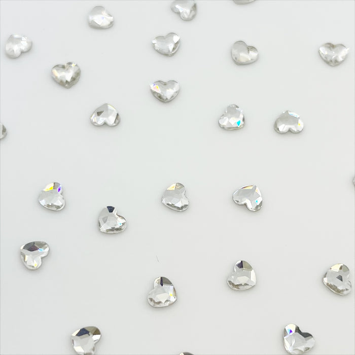 Crystal Rhinestone Hearts | Available in 3 Colours! | Lula Beauty