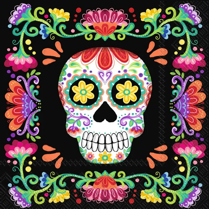 Dia De Los Muertos Cocktail Napkins