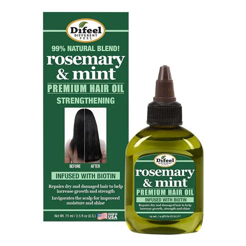 Difeel Sunflower Rosemary Mint Premium Hair Oil 2.5oz