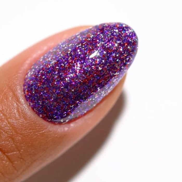 DND Polish Duo Super Glitter - Purple Aura 924