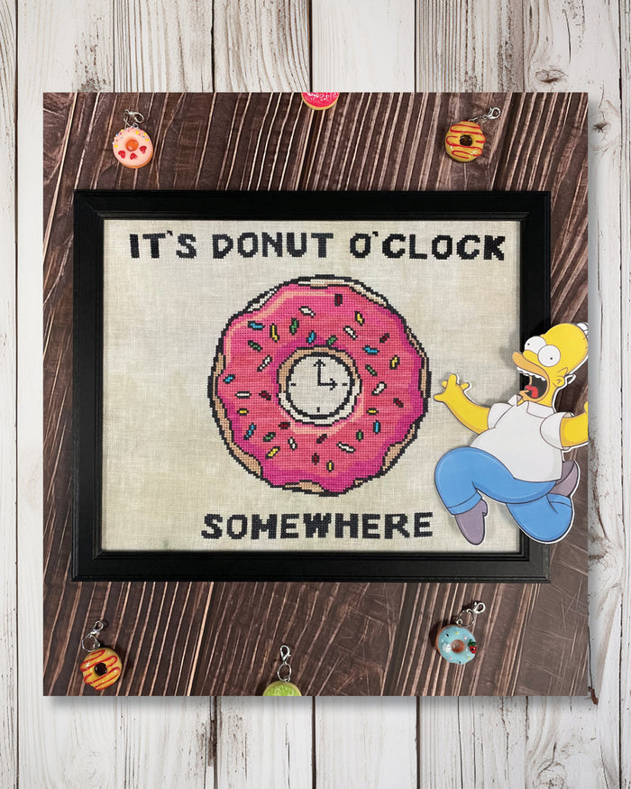 Donut Time Cross Stitch Pattern