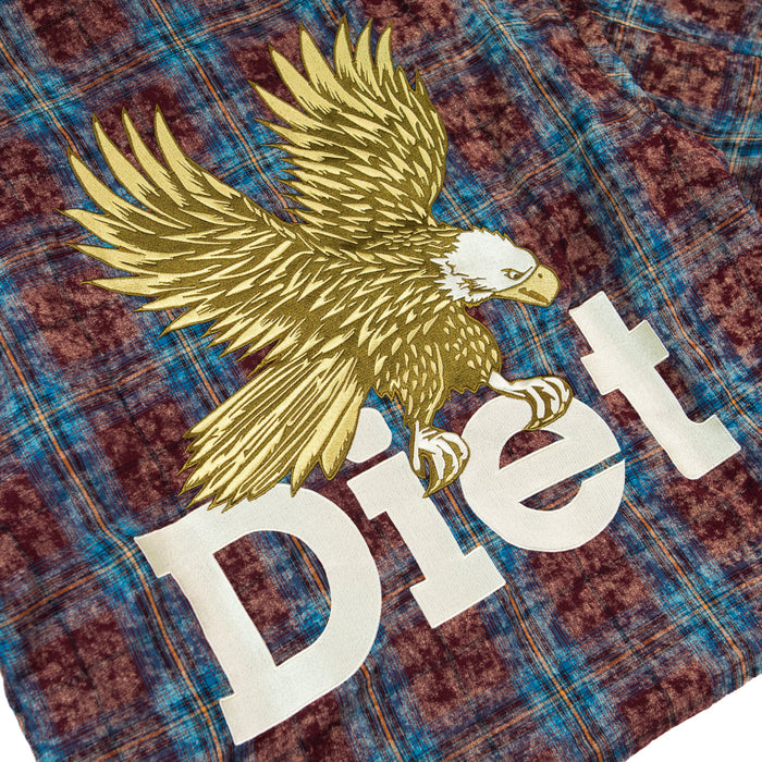 Eagle Hooded Flannel (Acid Washed)