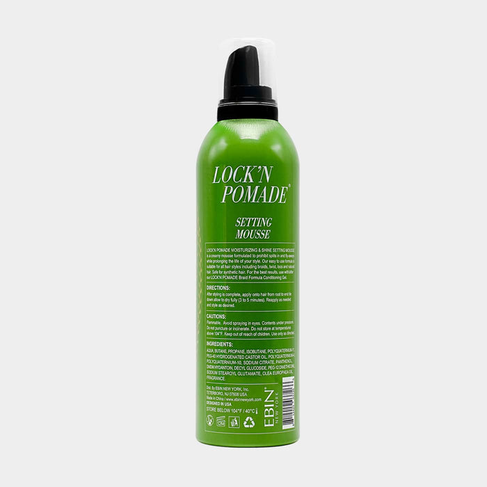 EBIN Braid Formula Lock'n Pomade Setting Mousse (12.49oz)