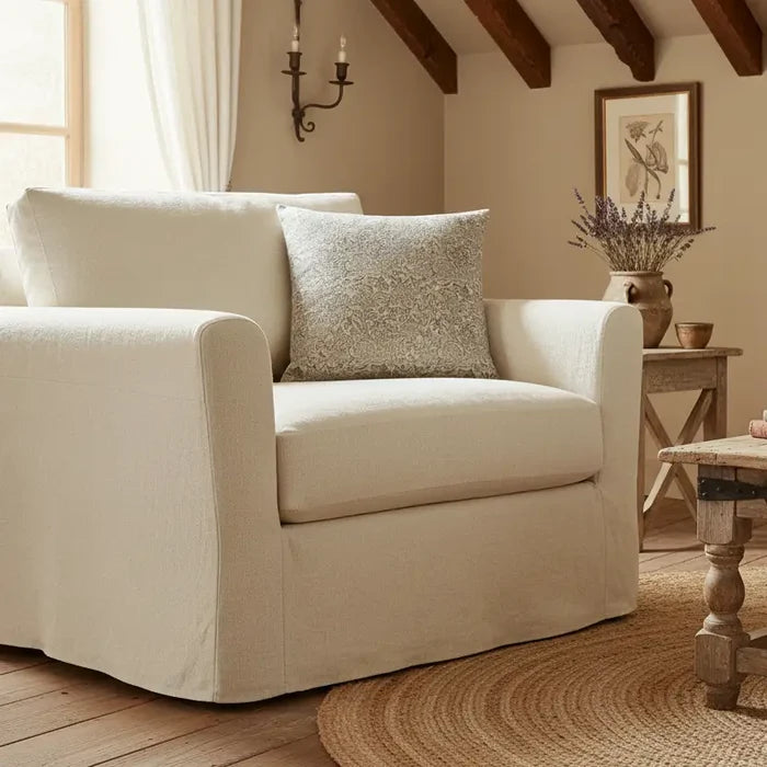 Ella Botanical Linen Pillow