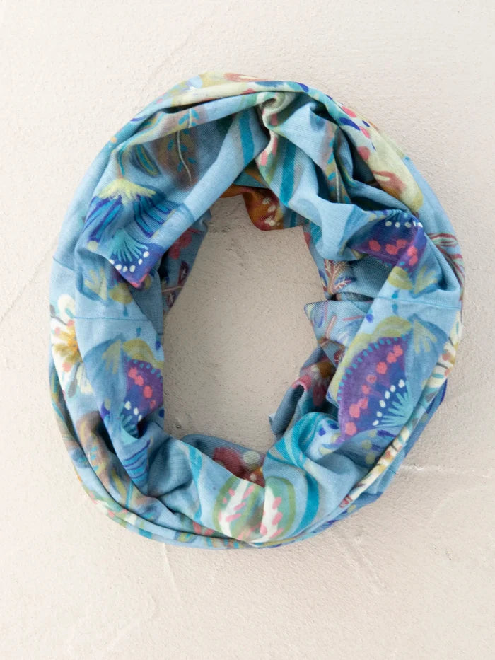 Full Boho Bandeau® Headband - Mandala Folk Garden-view 3