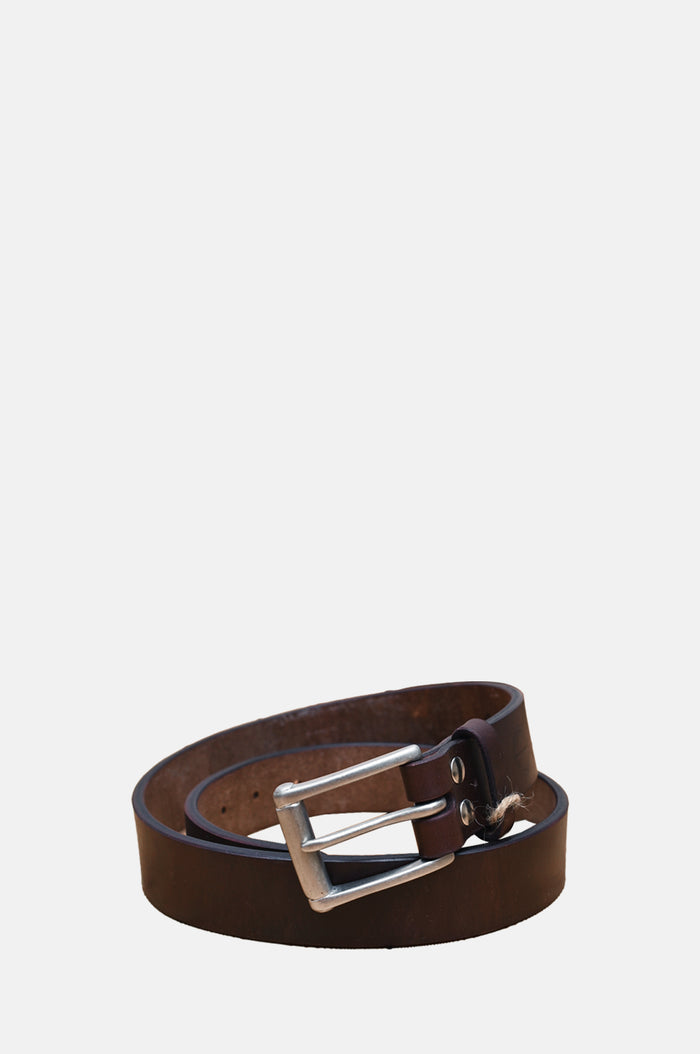 Barnes and Moore Garrison Belt Oak Bark Oxblood Nickel.