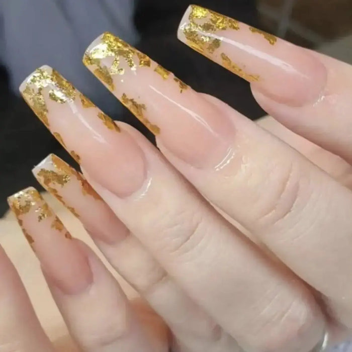 Gold Leaf Foil Nail Art Naio Nails