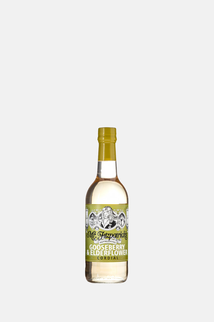 Mr Fitzpatricks Gooseberry & Elderflower Cordial.