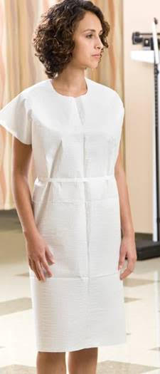 Graham Disposable Gown #70221N WHITE- (50 per case) - Palms Fashion Inc.
