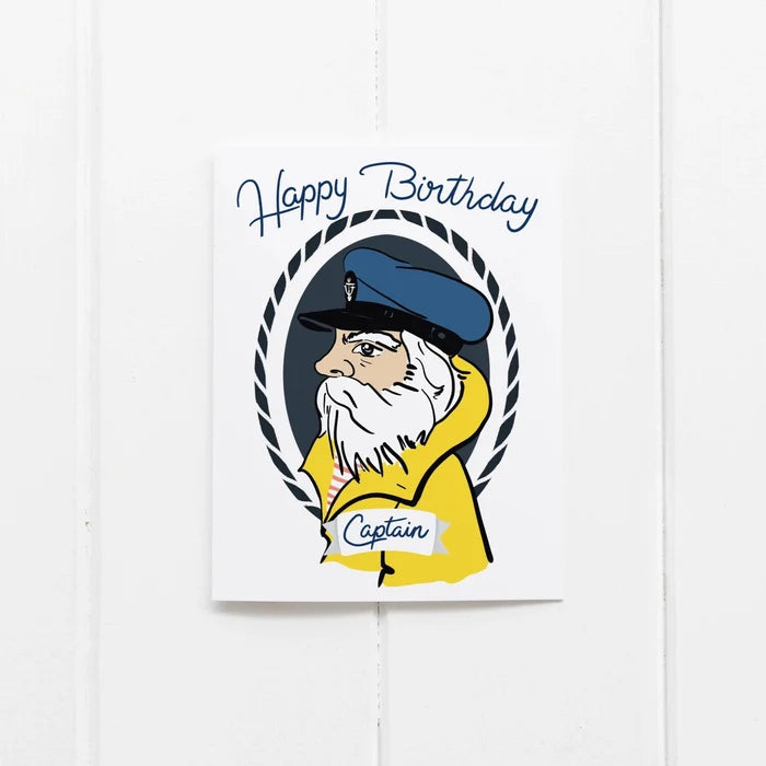 Happy Birthday Captain Card