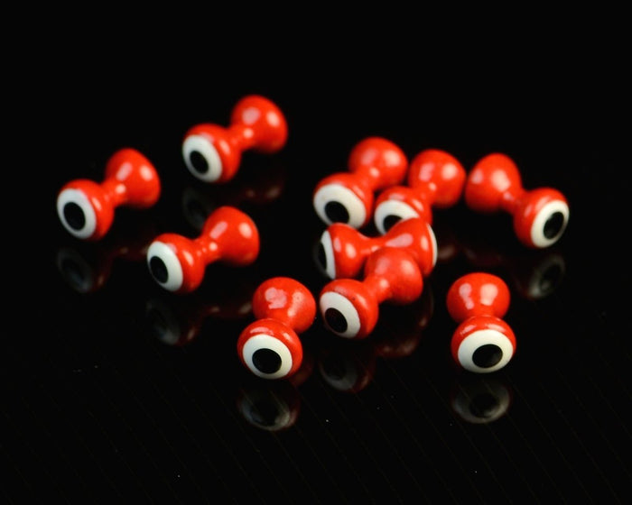 Hareline Double Pupil Brass Eyes - Spawn Fly Fish - Hareline Dubbin