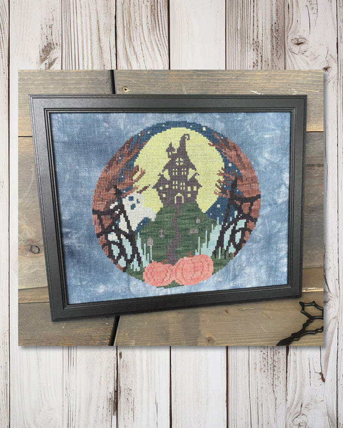 Haunted House Cross Stitch Pattern