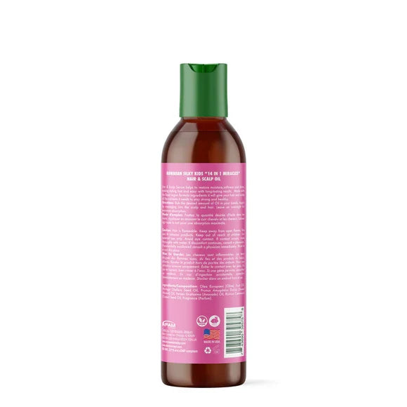HAWAIIAN SILKY KIDS Moringa oil 14 in 1 Miracle Hair and Scalp Oil 4 oz