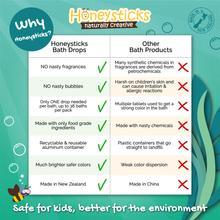 Honeysticks Bath Drops vs. others