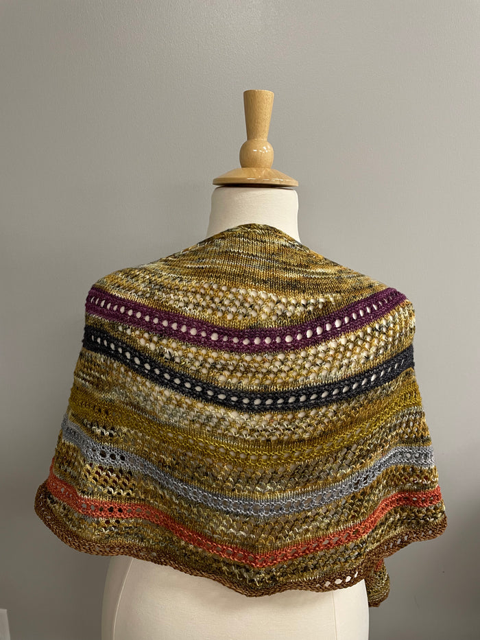 Butterscotch Ripple Shawl
