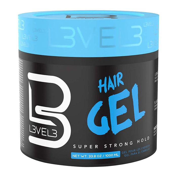 L3VEL3 Hair Gel - Super Strong Hold 1000ml - Palms Fashion Inc.
