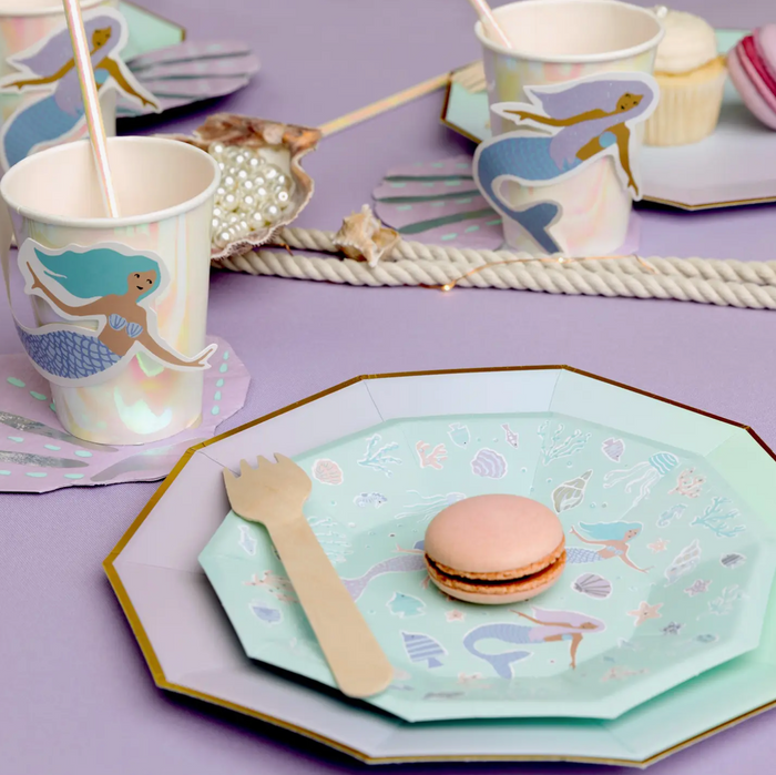 Lavender Large Paper Party Plates