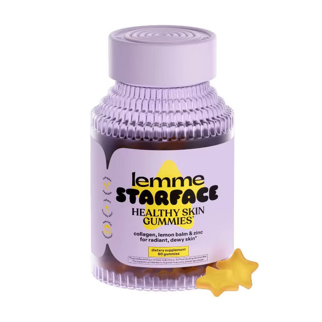 Lemme Starface Healthy Skin Gummies - Lemon Flavored - 60 gummies