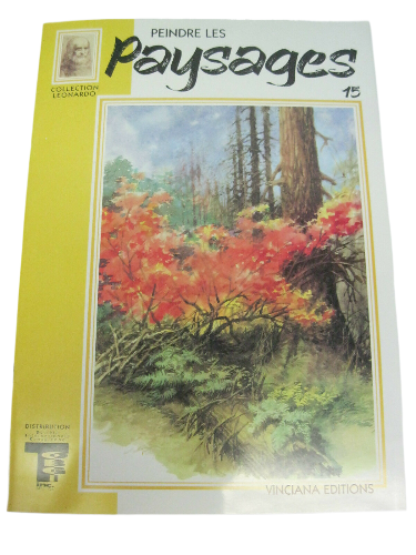 Leonardo Collection Art book Let Us Paint Landscapes #15--Published by Vinciana