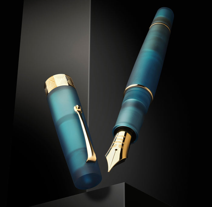 Leonardo MZG Fountain Pen Pura - Petrol GT