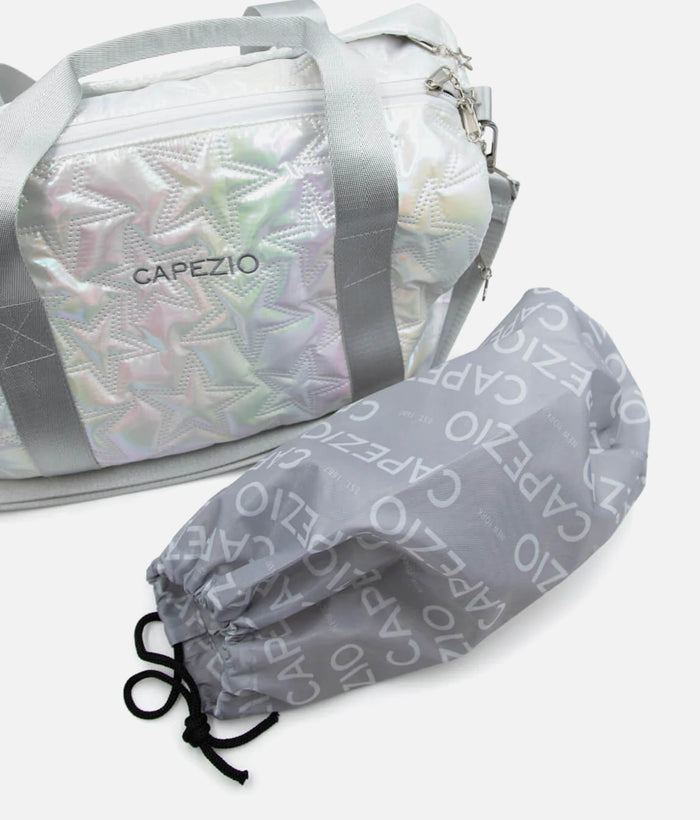 Metallic Star Duffle, Dance Bag With Shoe Pocket - B323