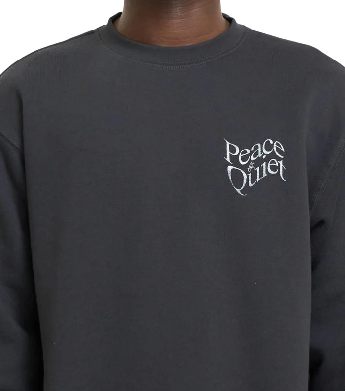 Museum of Peace & Quiet Warped Crewneck Black