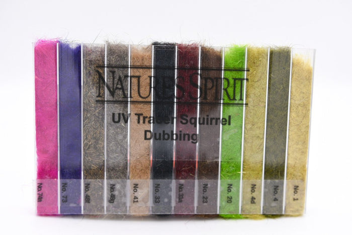Nature's Spirit UV Tracer Squirrel Dubbing Dispenser - Spawn Fly Fish - Nature's Spirit