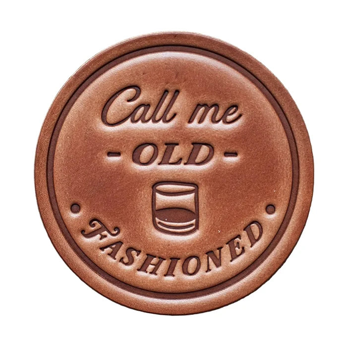 Old Fashioned Leather Coaster