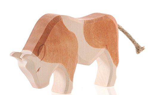 Ostheimer Ox Brown - wood, natural Wooden Figures for open-ended play - Title: Default Title