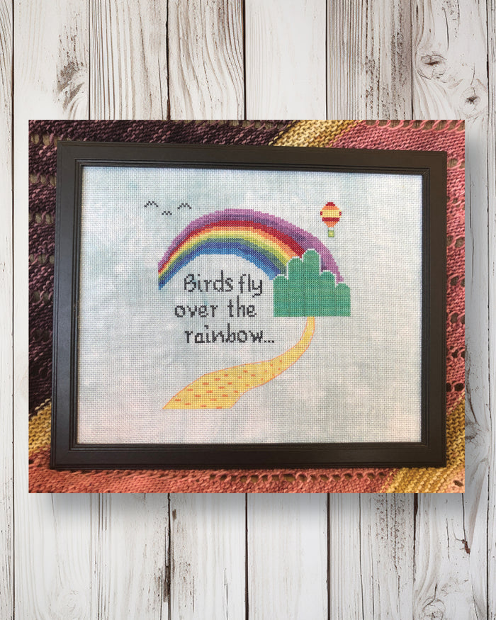 Over the Rainbow Cross Stitch Pattern