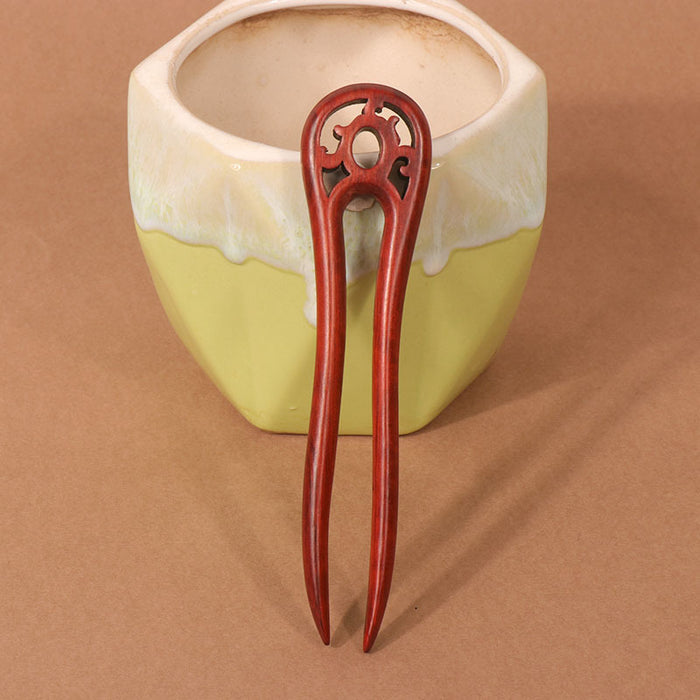 PF124 - 12.5cm Wooden Hair Sticks - Wholesale