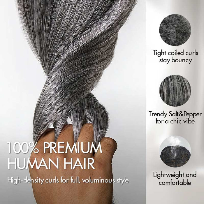 qvr human hair wigs afro curly short style for protective hairstyle 4c hair