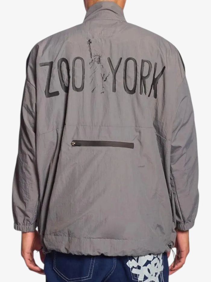 Rompeviento Zoo York Stripe Unisex Gris Claro