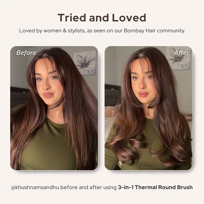 Rose Gold Thermal Round Brush
