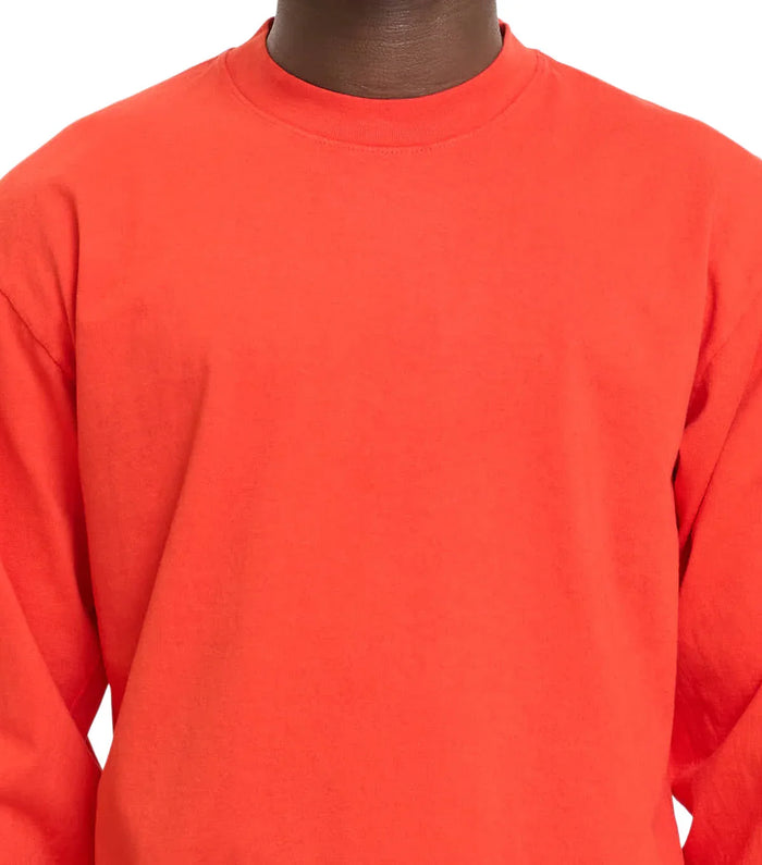 SOMEWHERE Long Sleeve Logo T-Shirt Orange