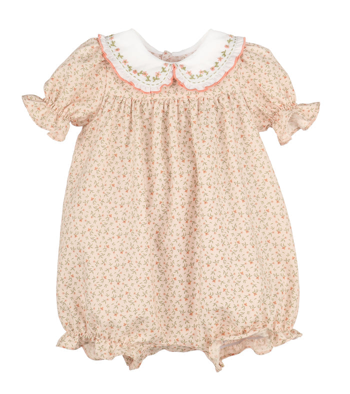 Sophie & Lucas Pumpkin Patch Playdate Girls Bubble, orange